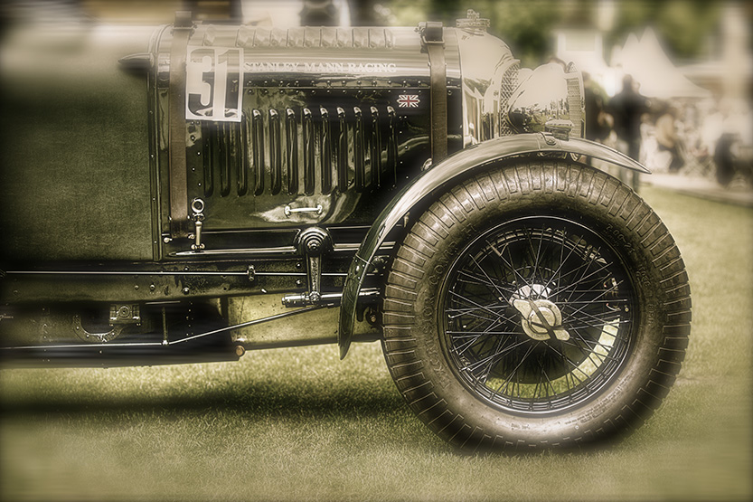 Bentley auf Oldtimertreffen